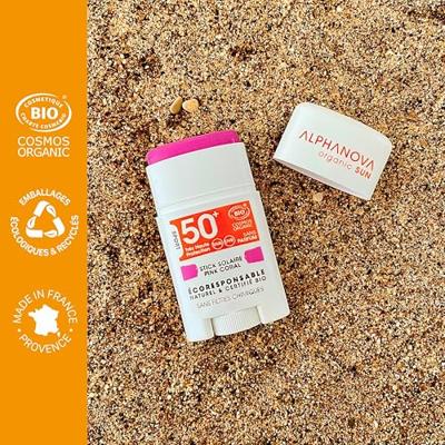 Alphanova Sun Sun stick face pink SPF50+ 12 Gram