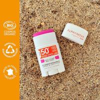 Alphanova SUN BIO zonnebrand SPF 50+ Face sun stick - pink - thumbnail