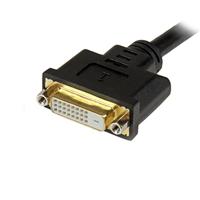 StarTech.com 20 cm DVI-I mannelijke naar DVI-D vrouwelijk en HD15 VGA vrouwelijk Wyse DVI-splitterkabel - thumbnail