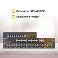 Zyxel GS2220-10-EU0101F netwerk-switch Managed L2 Gigabit Ethernet (10/100/1000) Zwart - thumbnail
