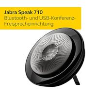 Jabra Speak 710 luidspreker telefoon Universeel USB/Bluetooth Zwart, Zilver - thumbnail