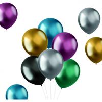 Ballonnenset Chrome Shine Multikleur (10st) - thumbnail