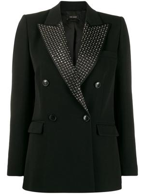 Isabel Marant embellished double breasted blazer - Black