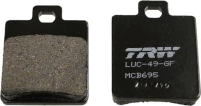 TRW remblokken "mcb 695 brake pad mcb 695 organic standard