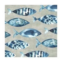 Duni servetten high tide fish 33cm - thumbnail