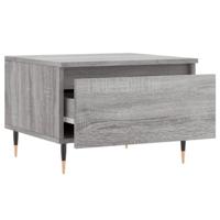 Salontafels 2 st 50x46x35 cm bewerkt hout grijs sonoma eiken - thumbnail