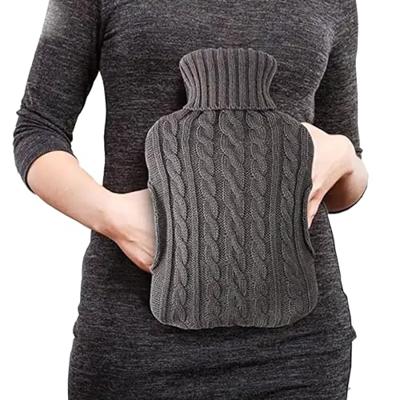 Generise Grijze Warmwater kruik met Hoes en handwarmer - 2 liter Generise Grijze Warmwater kruik met Hoes en handwarmer - 2 liter