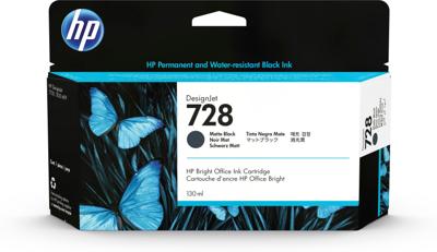 HP Inktcartridge 728 Origineel Matzwart 130 ml 3WX25A 1 stuk(s) HP Inktcartridge 728 Origineel Matzwart 130 ml 3WX25A 1 stuk(s)