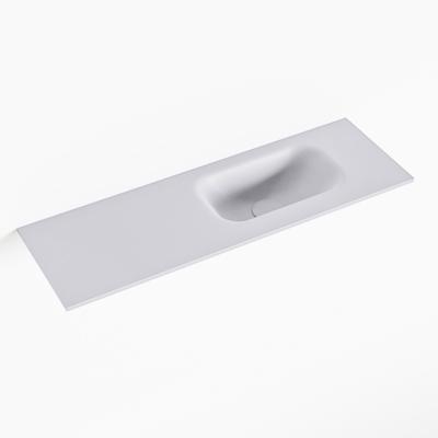 MONDIAZ EDEN Cale solid surface inleg wastafel voor toiletmeubel 70cm. Positie wasbak rechts
