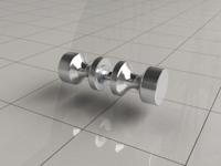 Xellanz Deurknop type 3 chroom - thumbnail