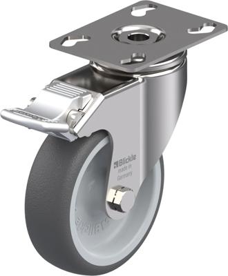 Blickle LKPXA-PATH 101G-FI Zwenkwiel met rem Wieldiameter: 100 mm Draagvermogen (max.): 120 kg 1 stuk(s)