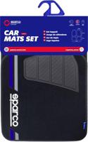Vloermattenset voor auto Sparco SPCF508BL Blauw Universeel - thumbnail