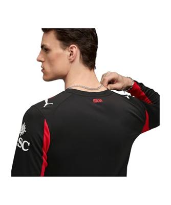 PUMA AC Milan Thuisshirt Lange Mouwen 2025-2026