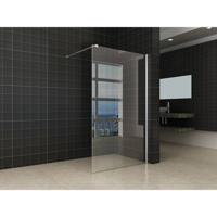 Inloopdouche Met Muurprofiel 110X200 cm En 10 mm Nano Anti Kalk Glas Aqua Splash - thumbnail