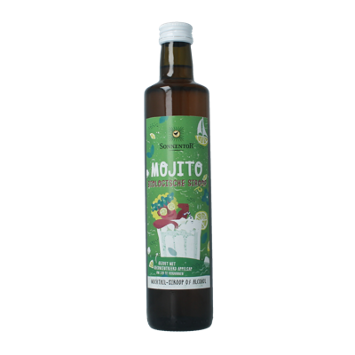 Mojito mocktail siroop alcoholvrij bio 500 Milliliter