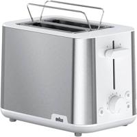 Braun HT 1510 WH Broodrooster BPA-vrij RVS, Wit - thumbnail