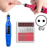 Elektrische nagel Kit nagel tips manicure machine elektrische Nail Art pen (EU blauw) - thumbnail