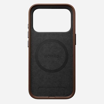 Nomad Traditional Leather Case iPhone 17 Pro Bruin