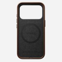 Nomad Traditional lederen hoesje iPhone 17 Pro - Brown - thumbnail