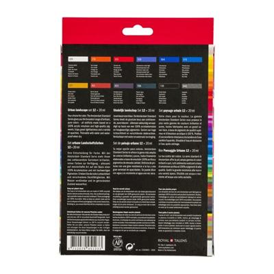 Bruynzeel Amsterdam standard series acrylverf urban landschap set 20ml, 12dlg.