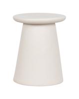 vtwonen Bijzettafel 'Button' Keramiek, kleur Wit - thumbnail