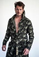 D-Robe badjas met capuchon - army-xs - thumbnail