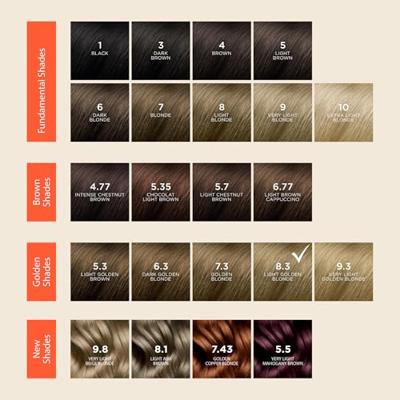 Phytocolor Permanente Haarkleuring 8.3 Goud Lichtblond Intens en Natuurlijke Kleur