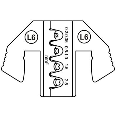 TOOLCRAFT TO-9627234 Krimpinzetstuk MCP 2.8 contact, JPT plat contact, Sensorseriecontact (SWS) 0.5 tot 2.5 mm²