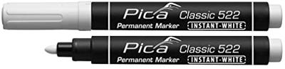 Pica 522/52 permanent marker 1-4mm ronde punt wit Pica 522/52 permanent marker 1-4mm ronde punt wit