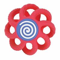 Nuby Bijtbal Inklapbaar 10,8 X 9,4 Cm Siliconen Rood - thumbnail