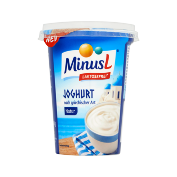 MinusL Lactosevrije Yoghurt Griekse Stijl 400g bij Jumbo