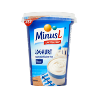 MinusL Lactosevrije Yoghurt Griekse Stijl 400g bij Jumbo - thumbnail