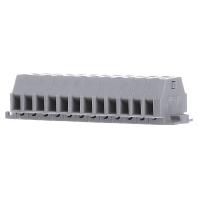 WAGO 260-159 Klemstrook 5 mm Spanveer Toewijzing: L Grijs 50 stuk(s)