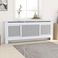 VidaXL Radiatorombouw 205 cm mdf wit - thumbnail