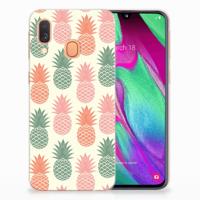 Samsung Galaxy A40 | Siliconen Case | Ananas - thumbnail