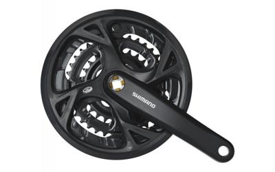 Crankstel 3 x 9 speed Shimano Altus FC-M371 met 175mm crankarm 48-36-26T - zwart Crankstel 3 x 9 speed Shimano Altus FC-M371 met 175mm crankarm 48-36-26T - zwart