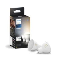 Philips LichtbronHue GU10 - 4,2W - White Ambiance set van 2 - 929003666702 - thumbnail