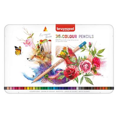 Kleurpotlood bruynzeel expression blik 36 kleuren Kleurpotlood bruynzeel expression blik 36 kleuren