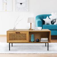 Artistiq Salontafel 'Thiago' 110 x 60cm, Rotan - thumbnail