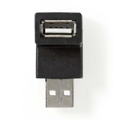 USB-A Adapter | USB 2.0 | USB-A Male | USB-A Female | 480 Mbps | Rond | Vernikkeld | PVC | Zwart | Envelop USB-A Adapter | USB 2.0 | USB-A Male | USB-A Female | 480 Mbps | Rond | Vernikkeld | PVC | Zwart | Envelop