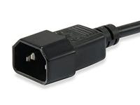 Equip Stroom Aansluitkabel 1.8 m Zwart - thumbnail