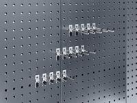 Bott Gereedschaphouder-assortiment | BxH mm | elk 5 haken T75/100/150 mm 15-delig | 1 stuk - 14031427 14031427 - thumbnail