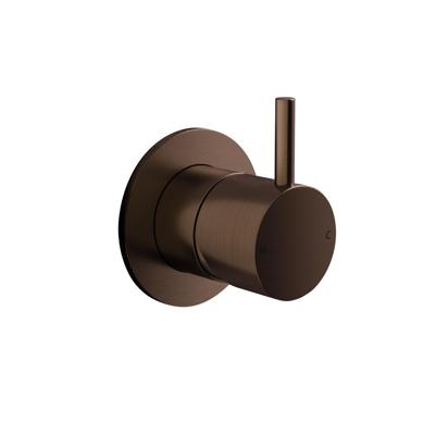 Afbouwdeel Inbouw Douchemengkraan Hotbath Cobber 1-hendel Verouderd Messing Living Colours