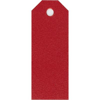 Creativ Company Manilla-labels, afm 3x8 cm, 220 gr, rood, 20 stuk/ 1 doos