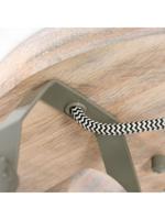 Steinhauer Industriële plafondlampGearwood 3-lichts retro groen met hout - 3063G - thumbnail