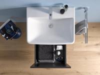 Wastafelkast Duravit No.1 Met 1 Lade 49x42.6x47.8 cm Met Geïntegreerde Greep Mat Grafiet Duravit - thumbnail