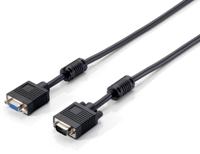 Equip 118800 VGA-kabel 1 m VGA (D-Sub) zwart - VGA-kabel (1 m, VGA (D-Sub), VGA (D-Sub), stekker, bus, zwart) - thumbnail
