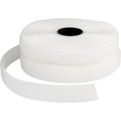 Creativ Company Klitteband haak en lussluiting, b: 20 mm, wit, 5 m/ 1 rol