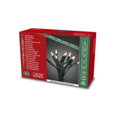 Konstsmide 6303-120 Lichtketting Binnen Energielabel: G (A - G) werkt op het lichtnet Aantal lampen 50 LED Warmwit Verlichte lengte: 7.35 m Konstsmide 6303-120 Lichtketting Binnen Energielabel: G (A - G) werkt op het lichtnet Aantal lampen 50 LED Warmwit Verlichte lengte: 7.35 m