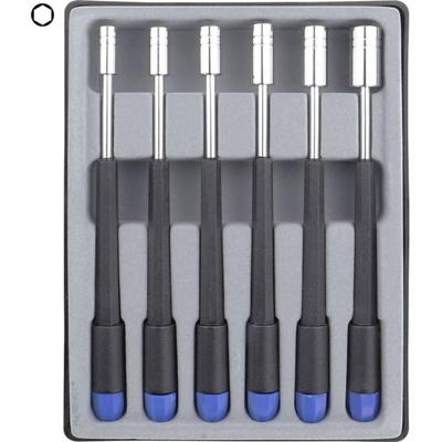 Donau Elektronik Elektronica en fijnmechanica Schroevendraaierset 6-delig Dop (zeskant)